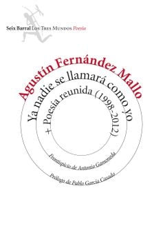 YA NADIE SE LLAMARA COMO YO Y POESIA REUNIDA 1998 2012 | AGUSTIN FERNANDEZ MALLO