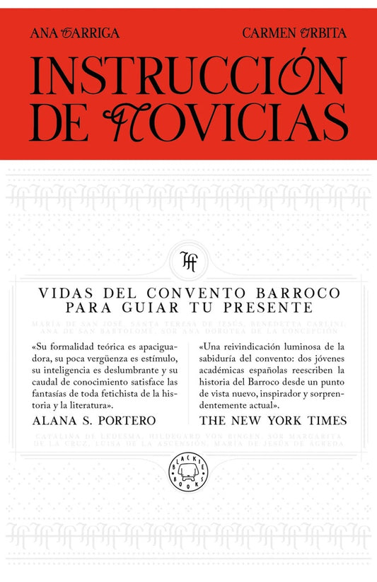 INSTRUCCION DE NOVICIAS | ANA/URBITA  CARMEN GARRIGA
