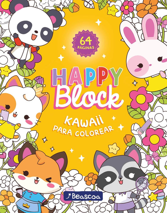 BLOCK PARA COLOREAR - KAWAII | Anónimo