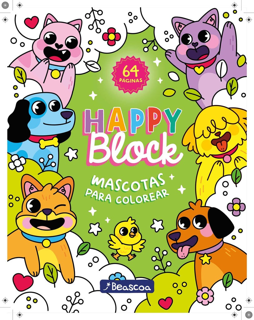 BLOCK PARA COLOREAR - MASCOTAS | Anónimo
