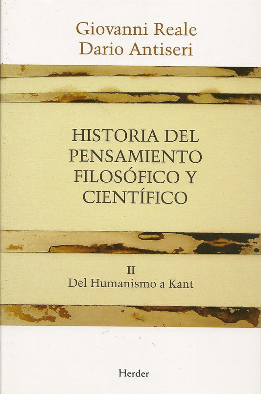 HISTORIA DEL PENSAMIENTO FILOSOFICO Y CIENTIFICO II | REALEGIOVANNI
