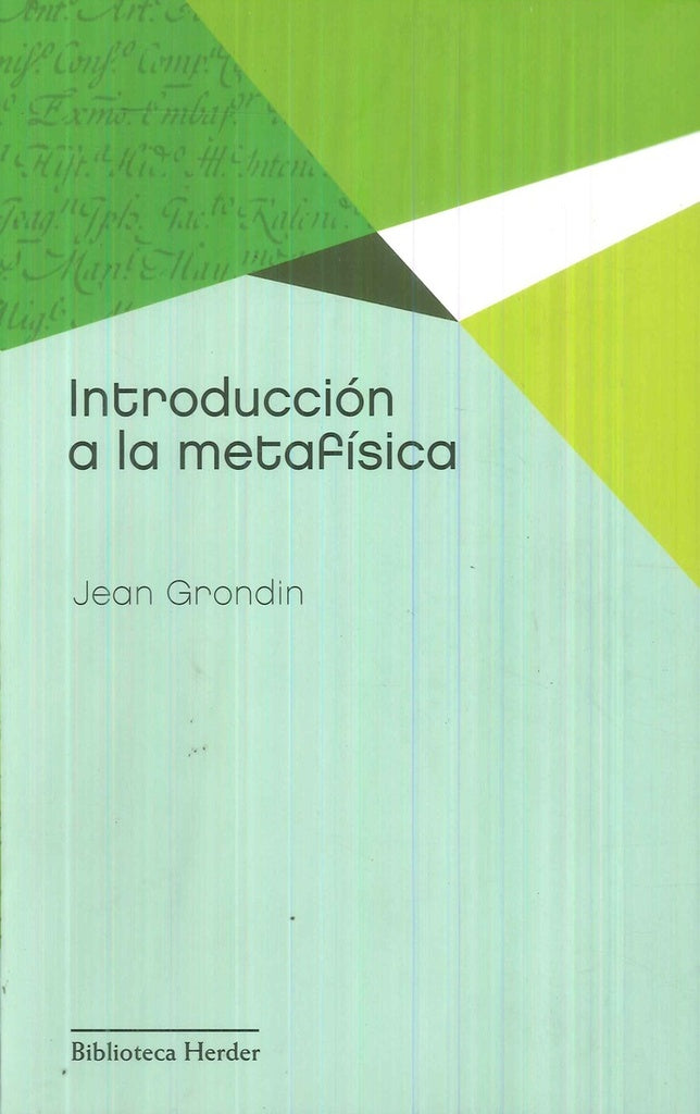 INTRODUCCION A LA METAFISICA | GRONDINJEAN
