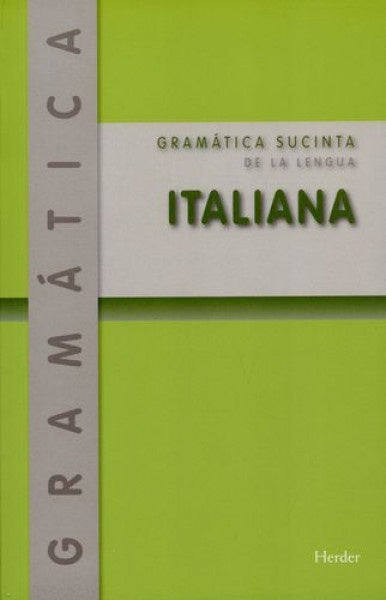 GRAMATICA SUCINTA DE LA LENGUA ITALIANA | PAVIA LUIGI
