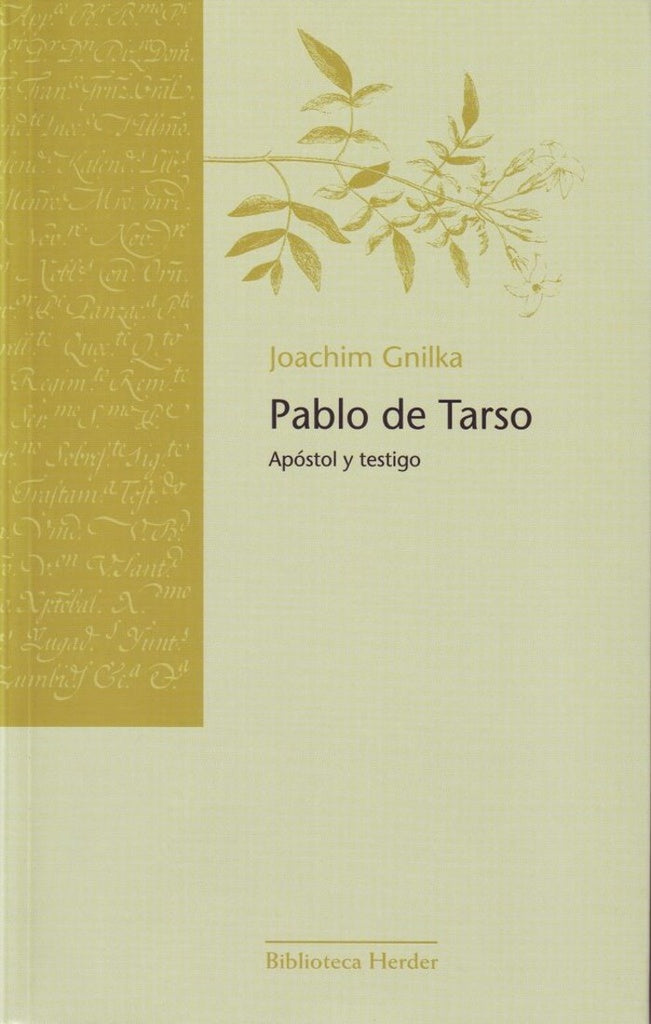 PABLO DE TARSO | GNILKAJOACHIM
