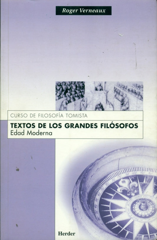 TEXTOS DE LOS GRANDES FILOSOFOS EDAD MODERNA | VERNEAUX
