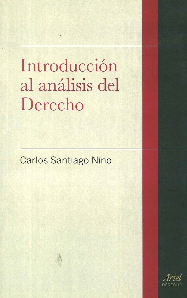INTRODUCCION AL ANALISIS DEL DERECHO | NANISCARLOS SANTIAGO