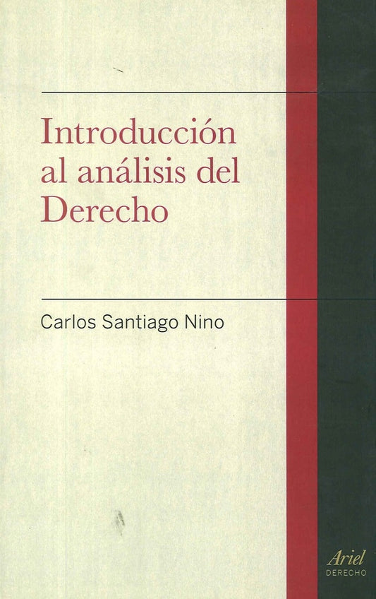 INTRODUCCION AL ANALISIS DEL DERECHO | NANISCARLOS SANTIAGO