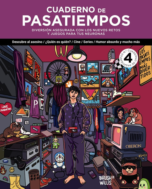 CUADERNO DE PASATIEMPOS 4 | WILLIS BRUSH