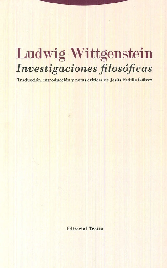 INVESTIGACIONES FILOSOFICAS NE | WITTGENSTEIN LUDWIG