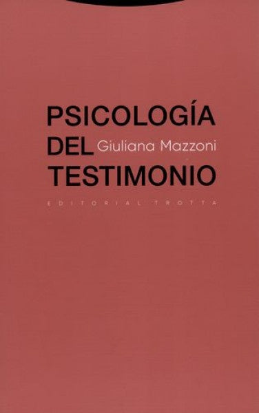 PSICOLOGIA DEL TESTIMONIO | MAZZONIGIULIANA