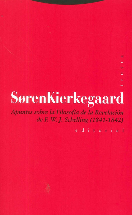 APUNTES SOBRE LA FILOSOFIA DE LA REVELACION DE F W J SCH | KIERKEGAARDSOREN