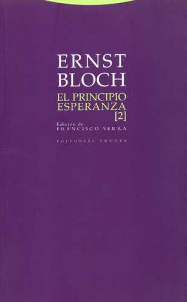 PRINCIPIO ESPERANZA II | BLOCH ERNST