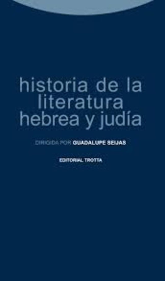 HISTORIA DE LA LITERATURA HEBREA Y JUDIA | SEIJASGUADALUPE