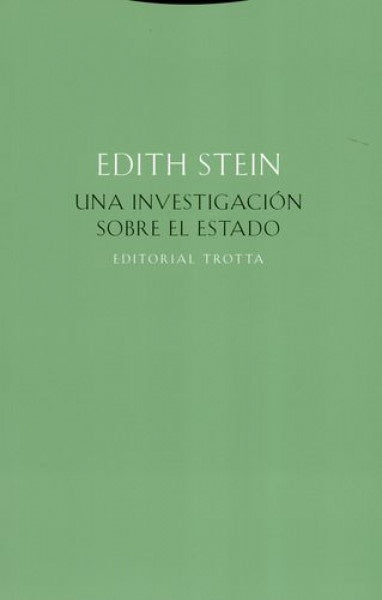 UNA INVESTIGACION SOBRE EL ESTADO | STEINEDITH