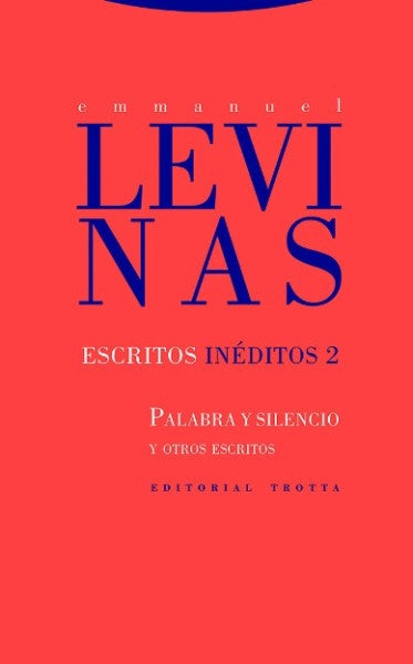 ESCRITOS INEDITOS 2 | LEVINASEMMANUEL