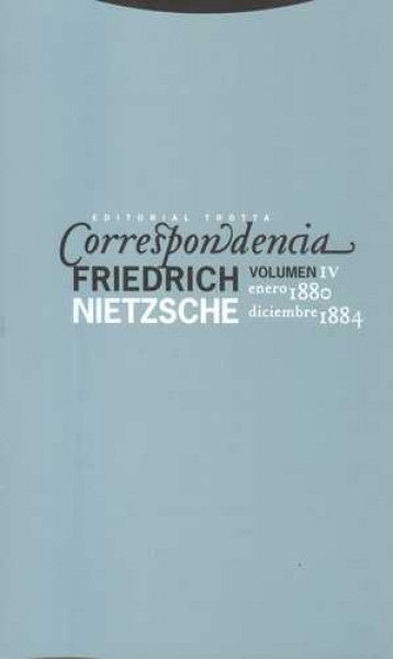 CORRESPONDENCIA IV ENERO 1880 DICIEMBRE 1884 | NIETZSCHEFRIEDRICH