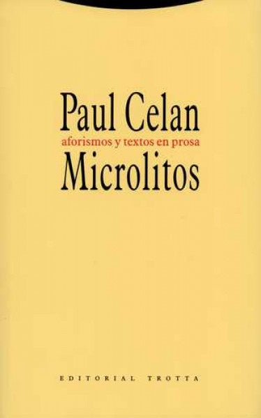 MICROLITOS PROSAS POSTUMAS | CELANPAUL