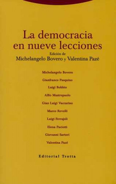 DEMOCRACIA EN NUEVE LECCIONES,LA | AAVV (alemanes)