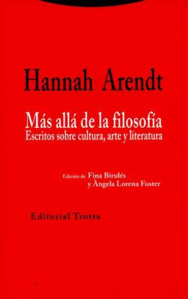 MAS ALLA DE LA FILOSOFIA | ARENDTHANNAH