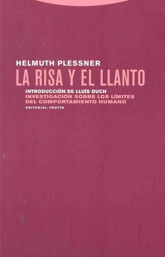 RISA Y EL LLANTO,LA | PLESSNERHELMUTH