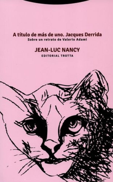 A TITULO DE MAS DE UNO JACQUES DERRIDA | NANCY JEANLUC
