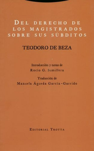 DEL DERECHO DE LOS MAGISTRADOS SOBRE SUS SUBDITOS | DE BEZATEODORO