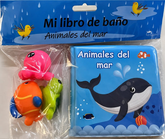 Mi libro de baño: Animales del mar | Varios autores