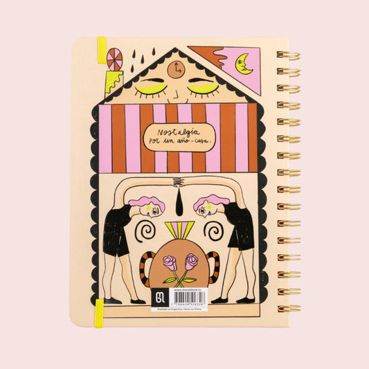 CUADERNO A5 ANILLADO LISO STICKERS | SIN ASIGNAR