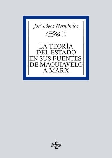 TEORIA DEL ESTADO EN SUS FUENTES DE MA | JOSE LOPEZ HERNANDEZ