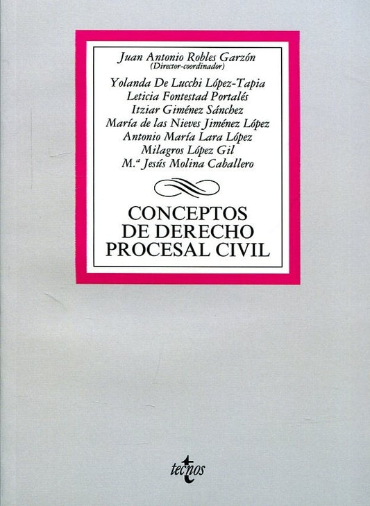 CONCEPTOS DE DERECHO PROCESAL CIVIL | JUAN ANTONIO/LUCCHI LOPEZ ROBLES GARZON