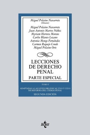 LECCIONES DE DERECHO PENAL PARTE ESPECIAL | MIGUEL POLAINO NAVARRETE
