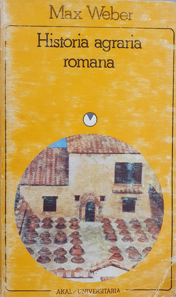 Historia agraria romana | Max Weber