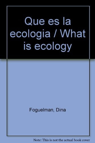 QUE ES LA ECOLOGÍA