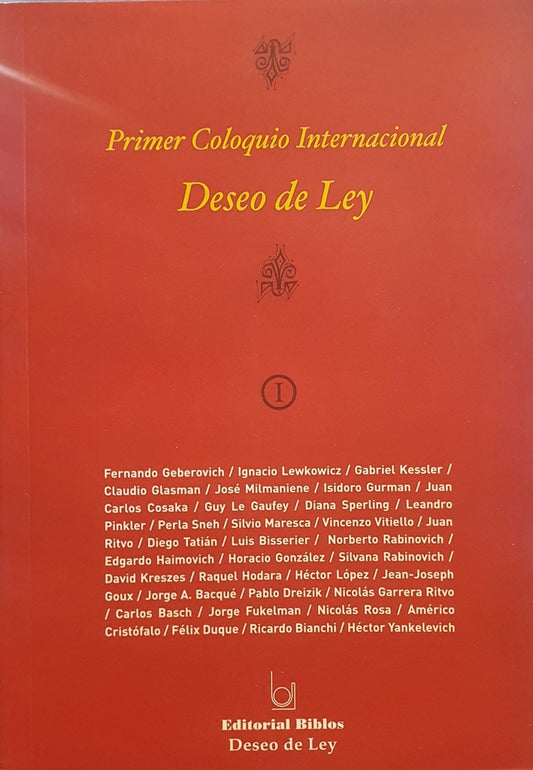 Deseo de ley I | Varios autores