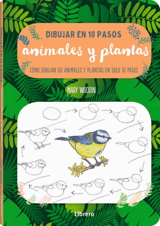 DIBUJAR EN 10 PASOS ANIMALES Y PLANTAS | MARY WOODIN