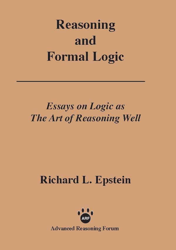 Reasoning and Formal Logic | RICHARDLOUIS EPSTEIN
