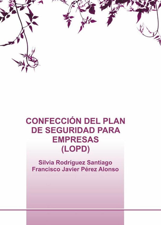 Confecci?n del plan de seguridad para empresas (lopd) | SilviaRodr?guez Santiago