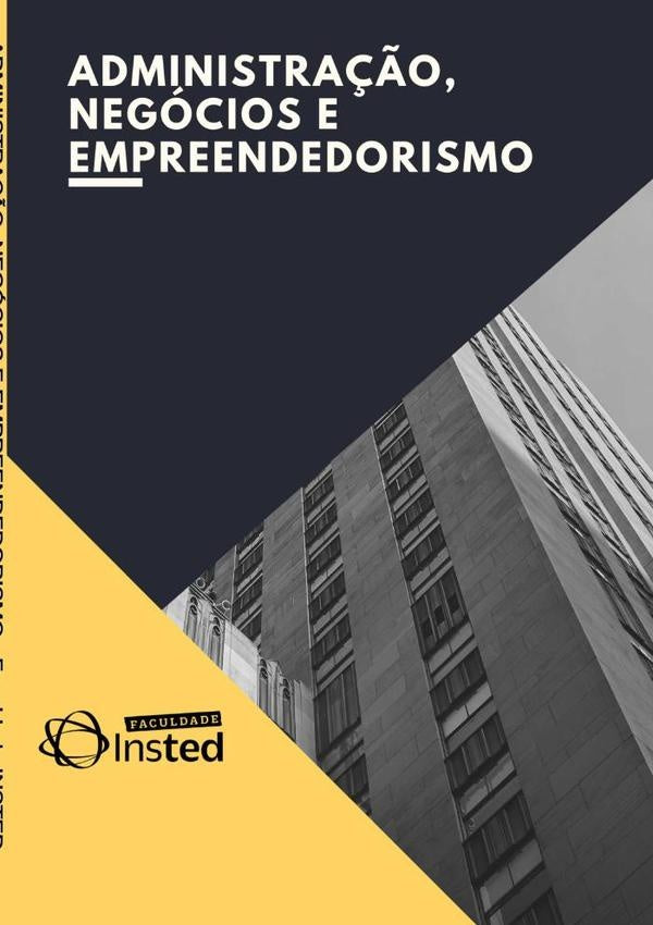 Administra??o, Negocios E Empreendedorismo | Faculdade Insted