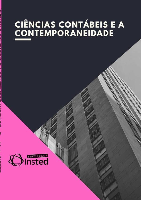 Ci?ncias Contabeis E A Contemporaneidade | Faculdade Insted