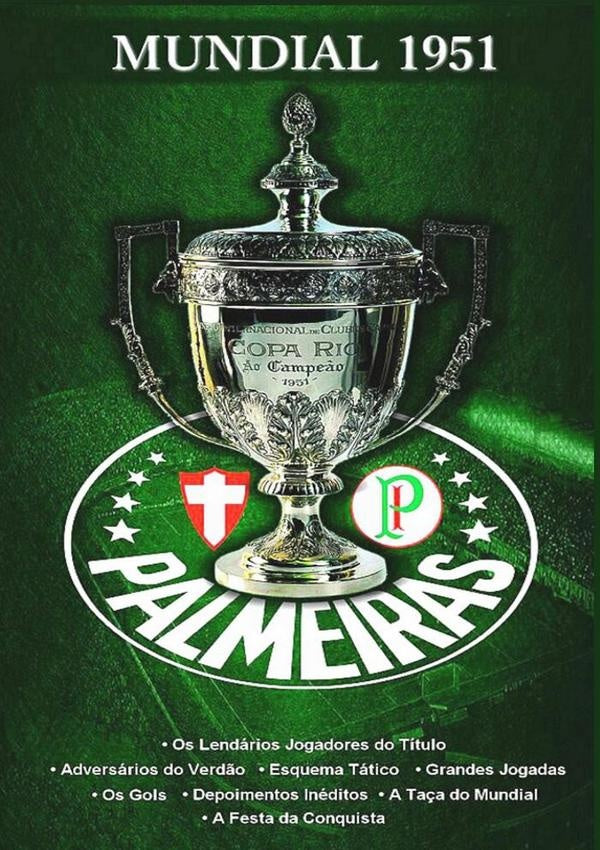 Livro Mundial Palmeiras 1951 Em Branco | Palmeirense Iludido
