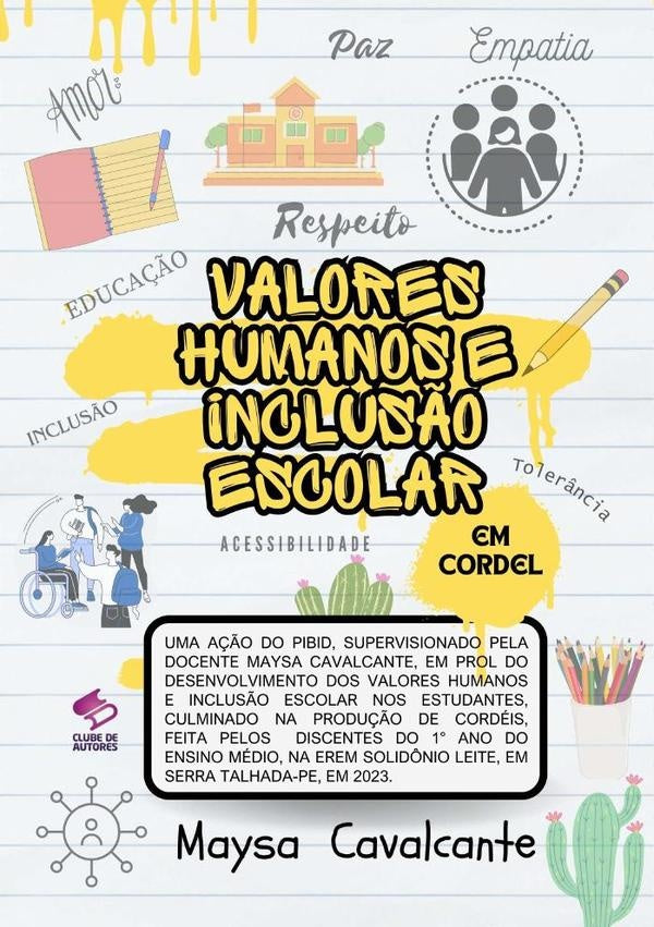 Valores Humanos E Inclus?o Escolar | Maysa Cavalcante