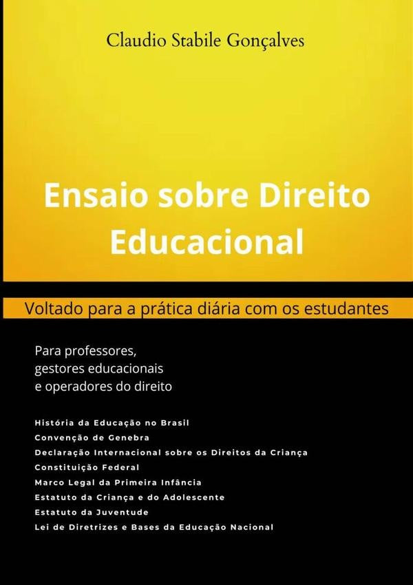 Ensaio Sobre Direito Educacional | ClaudioStabile Gon?alves