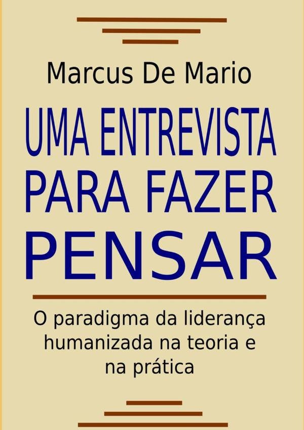 Uma Entrevista Para Fazer Pensar | MarcusDe Mario