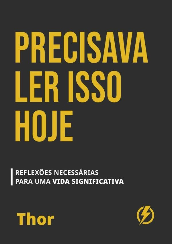 Precisava Ler Isso Hoje | Thor