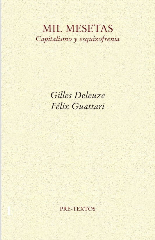 MIL MESETAS | GILLES/ GUATTARI  FELIX DELEUZE