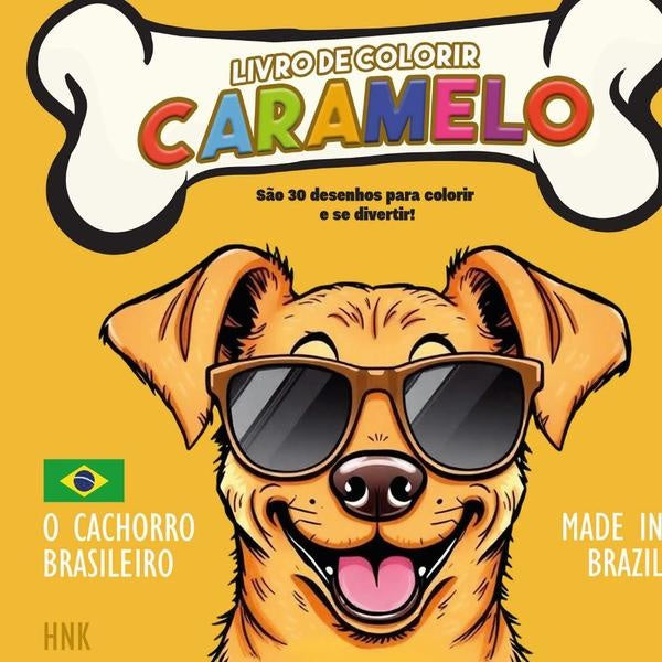 Livro De Colorir Cachorro Caramelo | Jeferson Hinckel