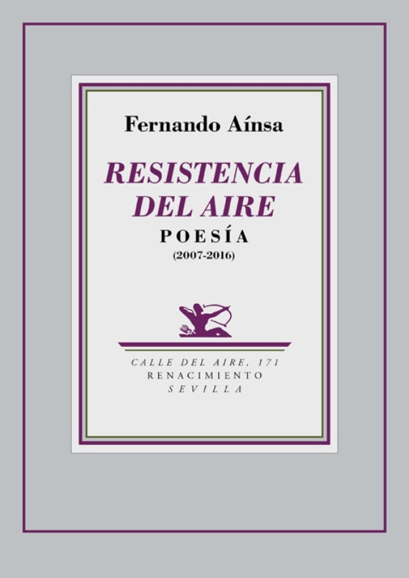 RESISTENCIA DEL AIRE POESIA (2007-2016) | FERNANDO/ NAVASCUES  JAVIER DE AINSA