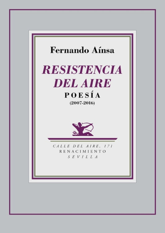RESISTENCIA DEL AIRE POESIA (2007-2016) | FERNANDO/ NAVASCUES  JAVIER DE AINSA