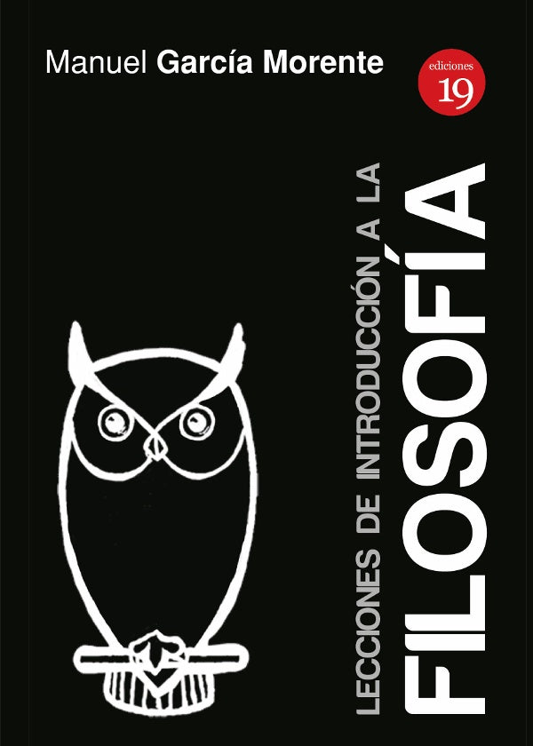 Lecciones de introduccion a la filosofia | ManuelGarcia Morente