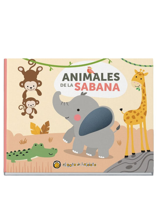 Colección Animales y texturas: Animales de la sabana | Editorial Guadal S.A.